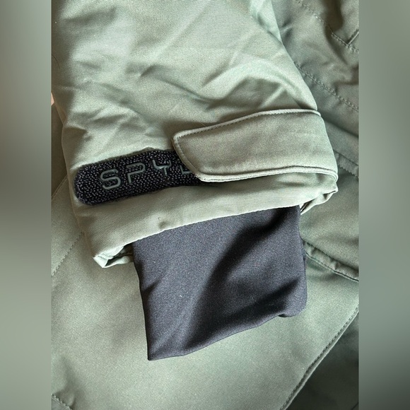 Spyder Women's Olive Hooded Puffer Coat - Picture 16 of 16